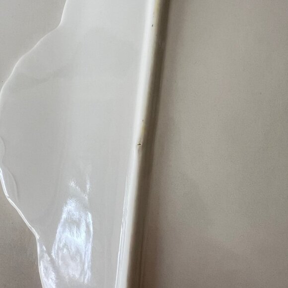 Y2K Shamrock/Clover Design Scalloped Sandwich / Desert Tray By Julia Minasian - Picture 14 of 14